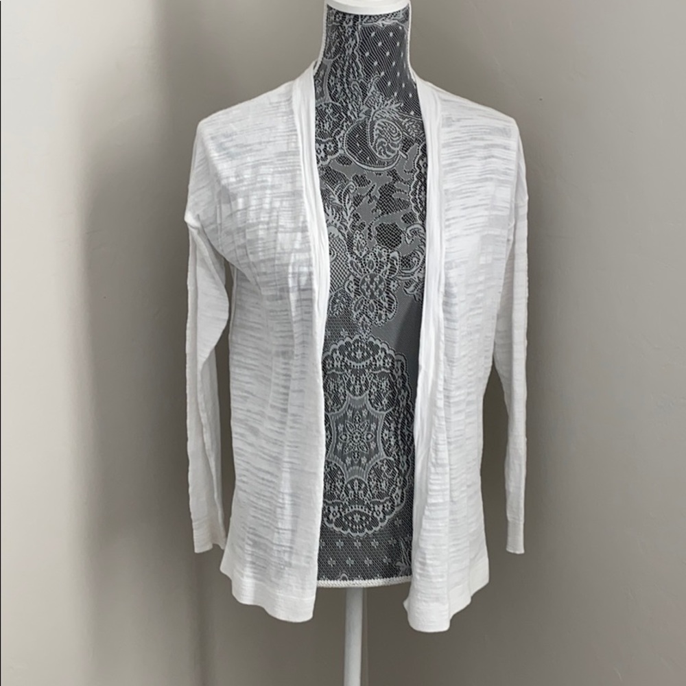LOFT White Light Weight Cardigan